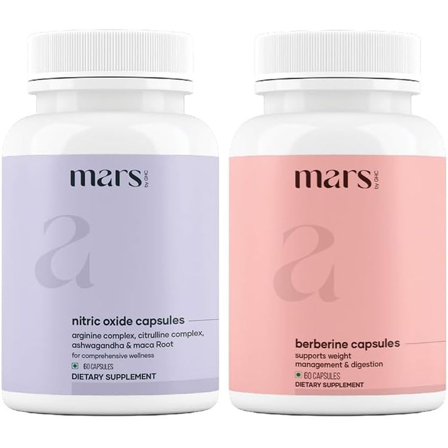 Mars Nitroburn Combo: Powered by Nitric Oxide & Himalayan Berberine - Pack of 1