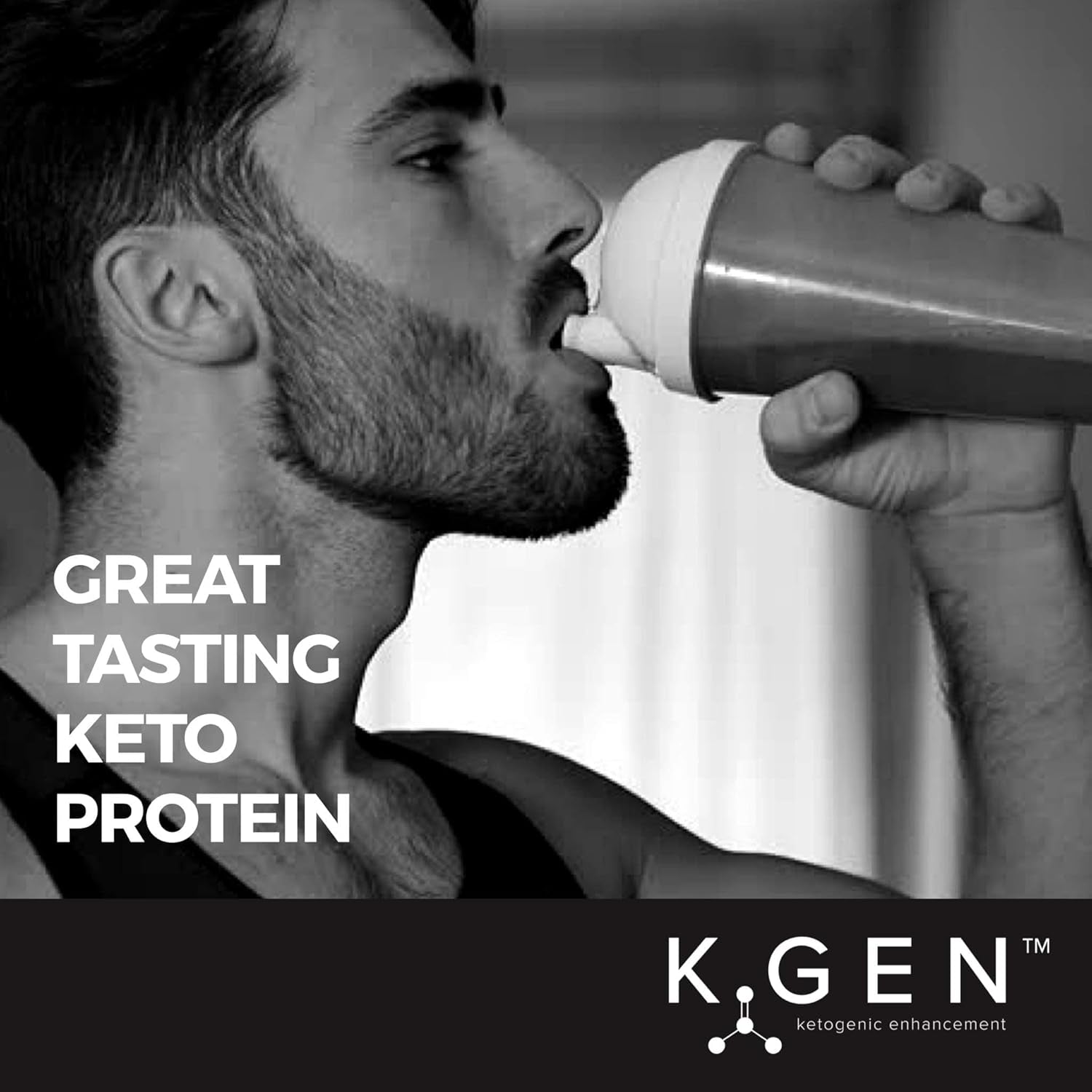 K-GEN™ Keto Collagen Protein Powder Natural Multi Collagen Chocolate Blend, Coconut MCT Vitamin C+B6 | UK Made Advanced Ketosis for Keto & Paleo | Low Carb Free-From: Sugar, Whey & Gluten