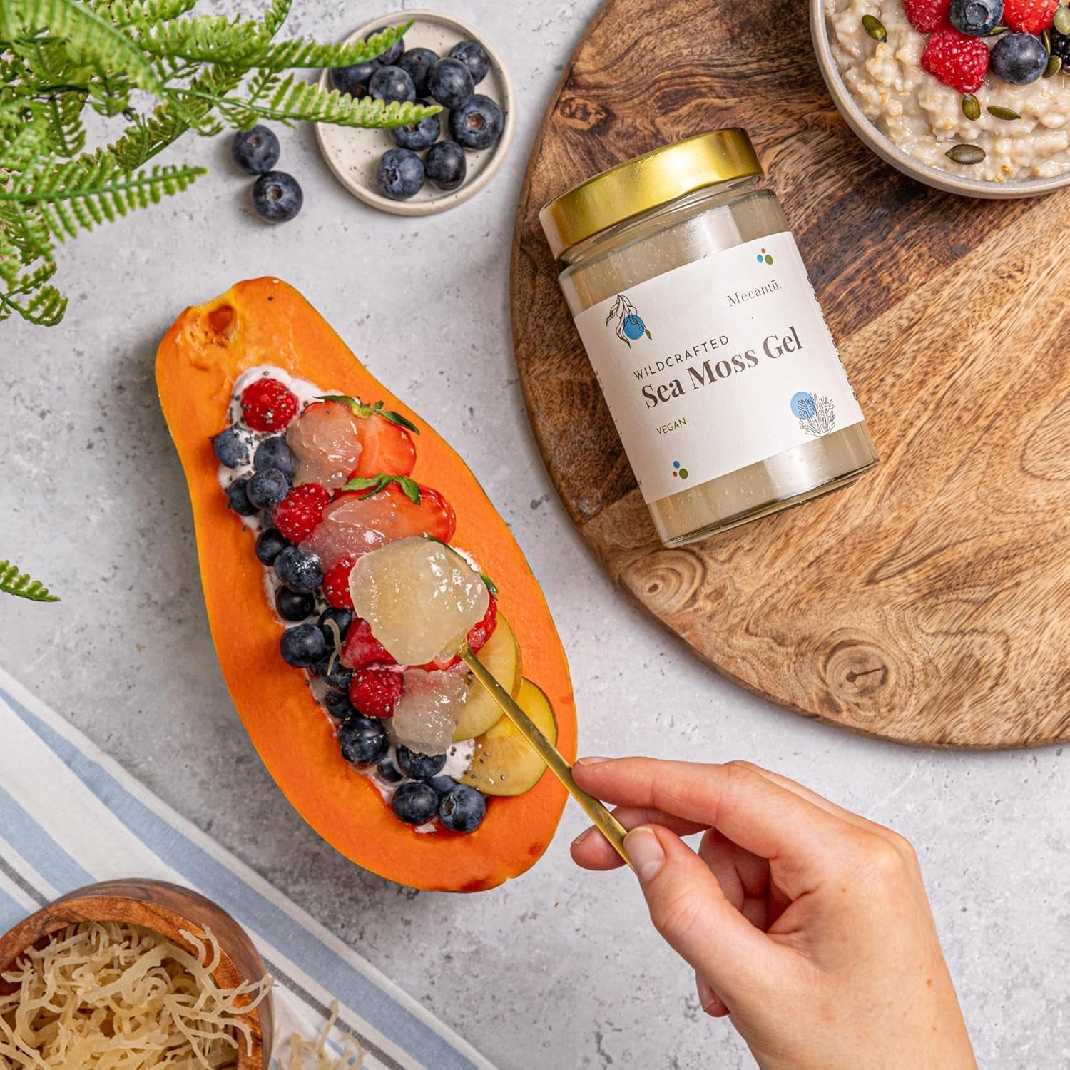 Sea Moss Gel 350Ml - 100% Wildcrafted Jamaican Seamoss | Rich in 92 Essential Minerals & Vitamins | Supports Immunity, Skin & Gut Health | Vegan & Gluten-Free Superfood | Dr Sebi Inspired Irish Moss