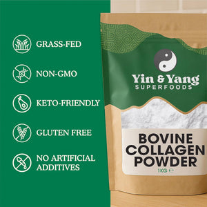 Collagen Powder 1Kg | Supports Skin, Hair, Nails & Joints | High Strength Bovine Collagen Peptides Powder | Pure Hydrolysed Collagen Protein Supplement for Women & Men