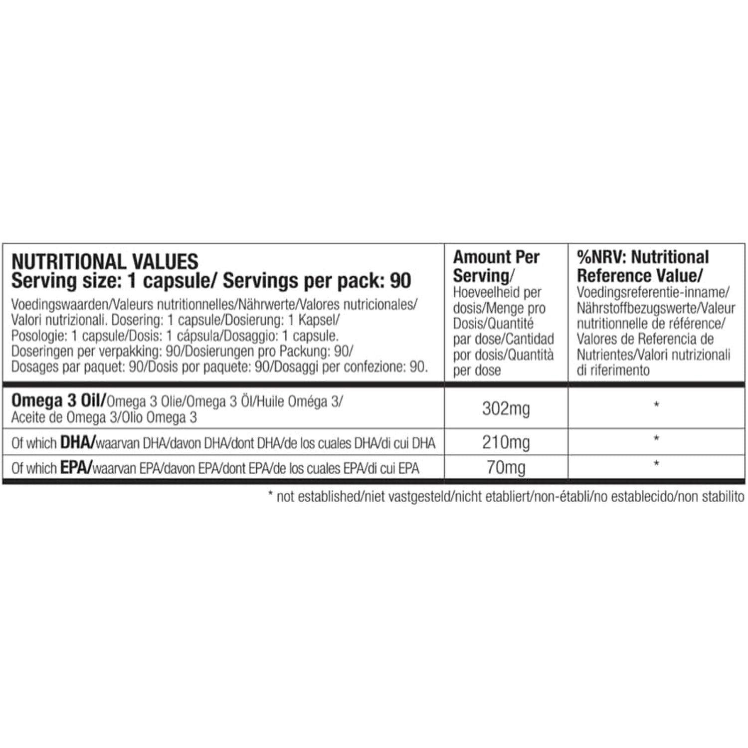 Ekopura Vegan Omega 3 Algae Oil 90 Capsules (DHA + EPA)