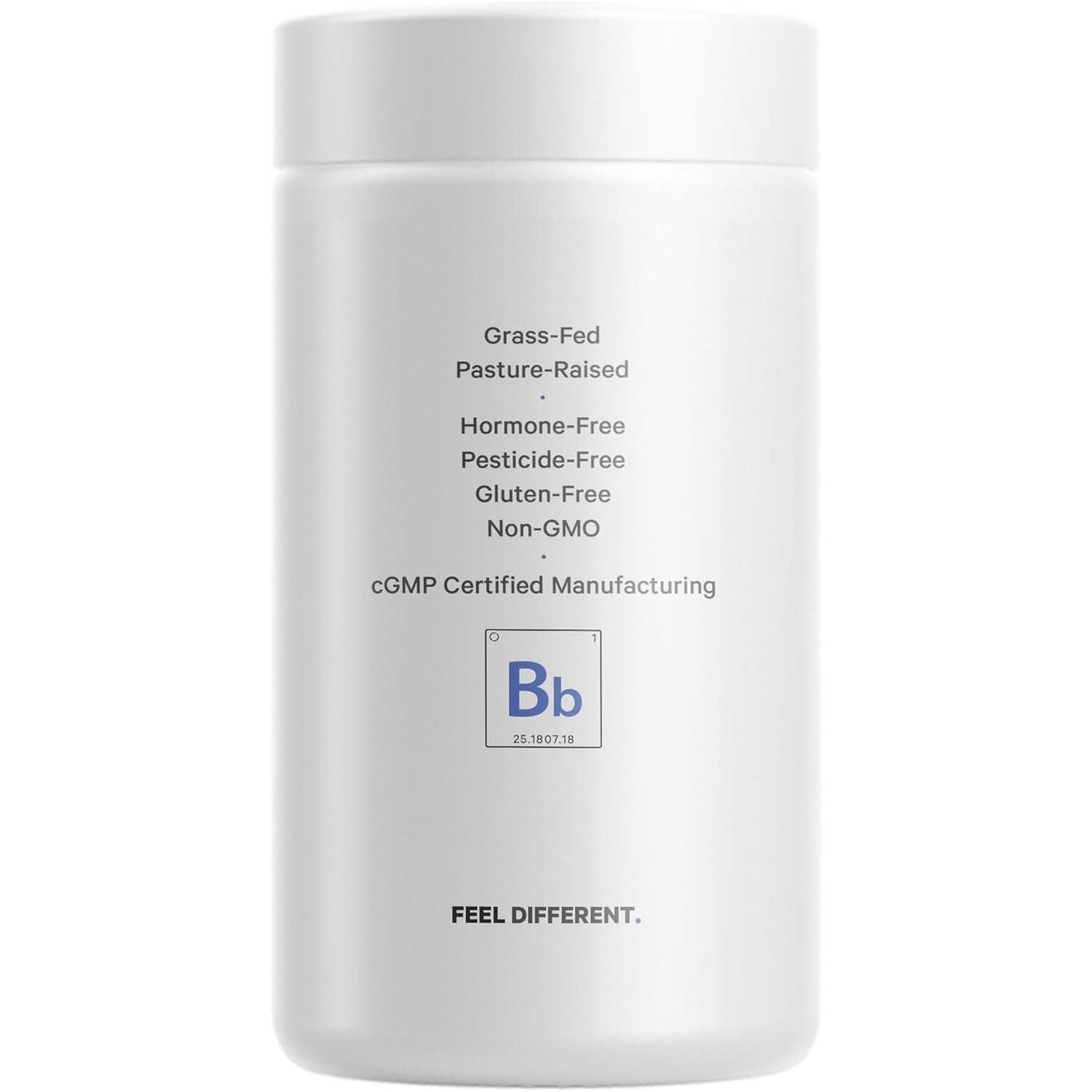 Codeage Bone Broth Collagen Capsules Grass Fed - Pasture Raised Chicken Bone Broth Collagen - 180 Capsules