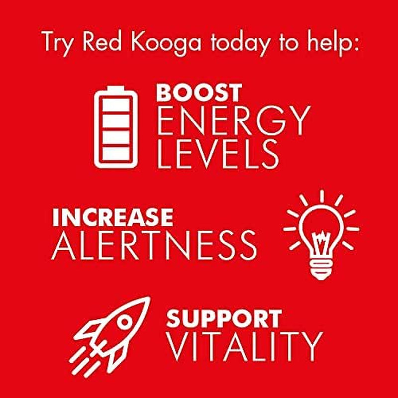 Red Kooga Korean Ginseng and Ginkgo Biloba, Promotes Vitality and Maintains Mental Alertness, Pack of 32 Tablets