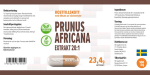 Hepatica Pygeum Africanum – 2000Mg Equivalent (100Mg 20:1 Extract) | 90 Vegan Capsules | 13% Phytosterols | High-Strength Prostate & Urinary Health Support | 3Rd Party Lab Tested