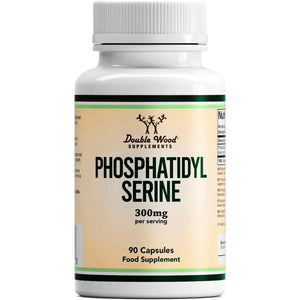 Double Wood Phosphatidylserine Supplement | 90 High Strength Phosphatidylserine Capsules - 300Mg per Serving | Non-Gmo & Gluten Free
