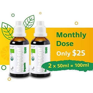 Citrosept Organic Grapefruit Seed Extract with Bioflavonoids GSE 1500, 50 Ml