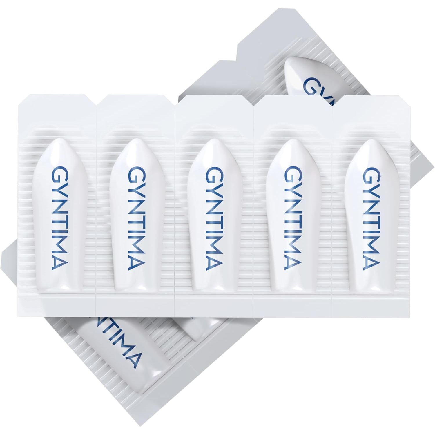 Gyntima Hyaluronic Vaginal Suppositories (10 Suppositories, Pack of 1) – Hormone-Free Relief for Vaginal Dryness, Atrophy, and Intimate Discomfort