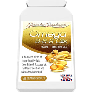 Specialist Supplements Omega 3-6-9 Oils 60 Capsules