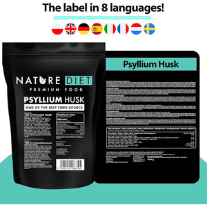 Nature Diet - Psyllium Husk 1000 G | Source of Fibre | Digestion | Detox, Packaging May Vary