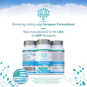 Magnesium L-Threonate Complex 7-In-1 with 1000Mg of Magtein plus Magnesium as Bisglycinate, Taurate, Citrate, Gluconate, Malate & Lactate - Supports Sleep - Vegan, UK Made and No Artificial Nasties