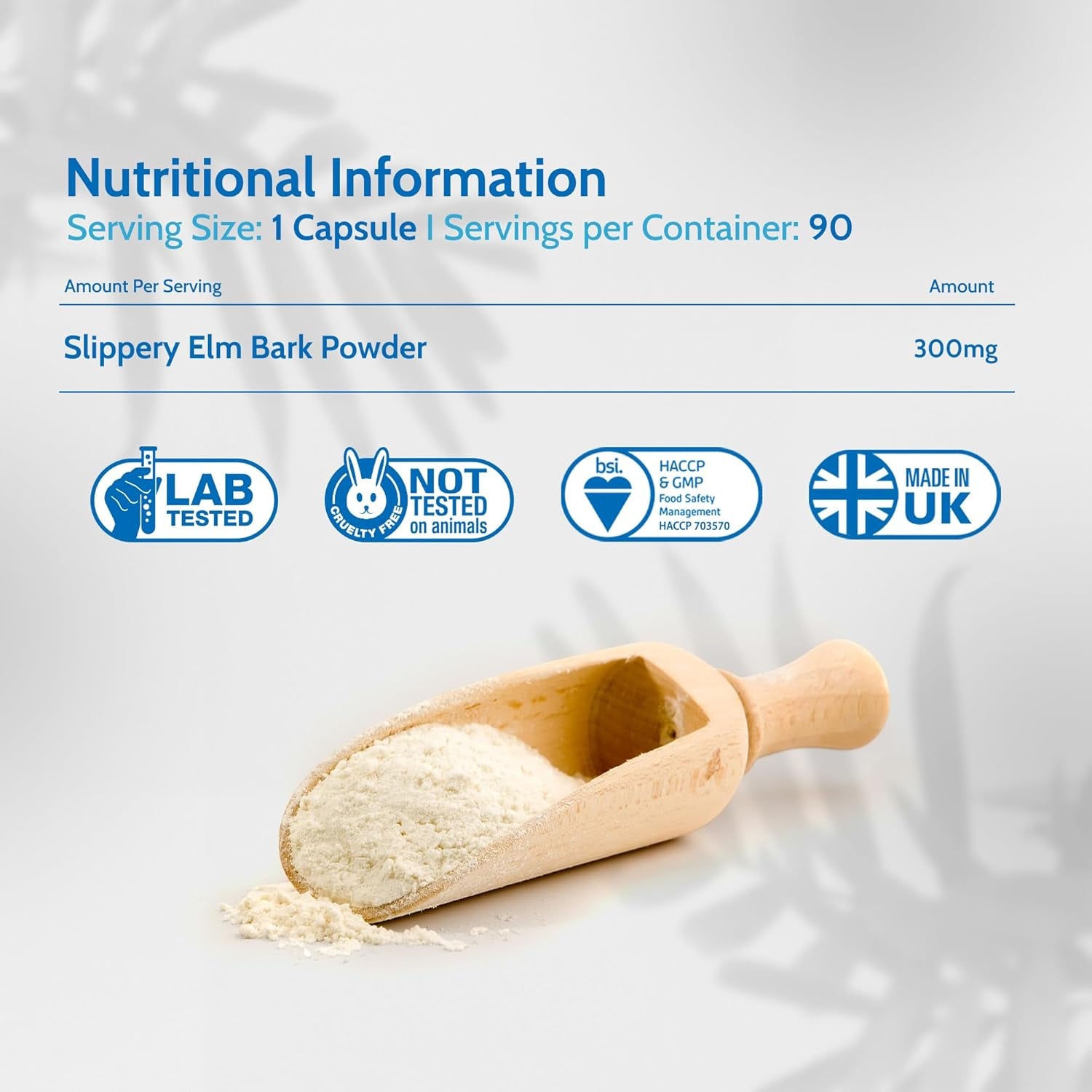 Health4All Slippery Elm 300Mg 90 Capsules, Digestive Health & Acid Reflux Support. Vegan Digestive Support Supplement, Slippery Elm Inner Bark Powder, Stomach Soothe, Gluten Free | Made in UK