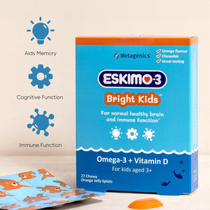 Eskimo-3 Bright Kids Fish Oil by Metagenics - Jelly Splats, 27 Servings