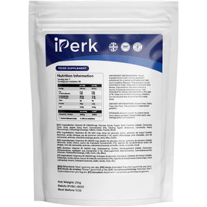 Iperk Vitamin B1 Gummies - Delicious Support for Daily Energy 90 Gummies 3-Month Supply | Made in the UK