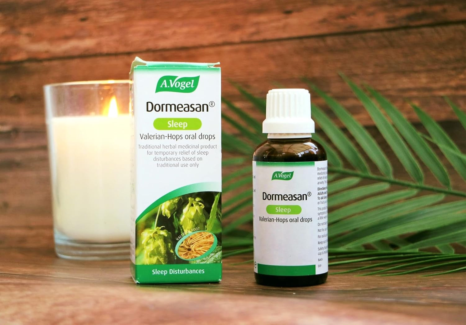A.Vogel Dormeasan Sleep Valerian-Hops Oral Drops | Just Take 30 Drops before Bedtime | 58 Days of Supply | Sleeping Aid | Extracts of Fresh Valerian Root | 50Ml