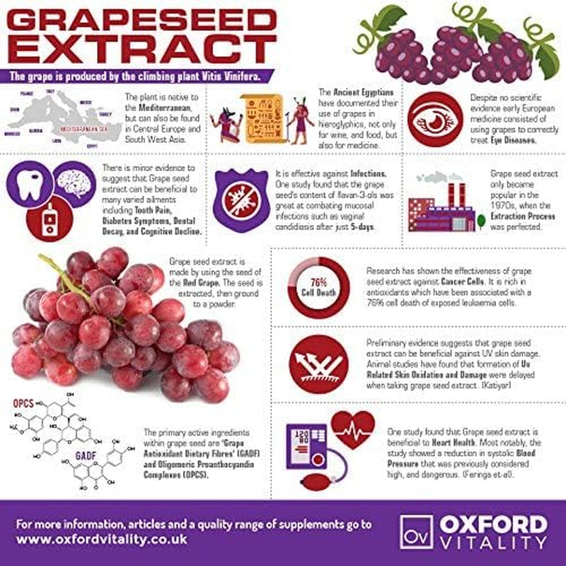 Vision Care Tablets | Bilberry, Lutein & Grape Seed Tablets | Eye Health & Antioxidant | Oxford Vitality