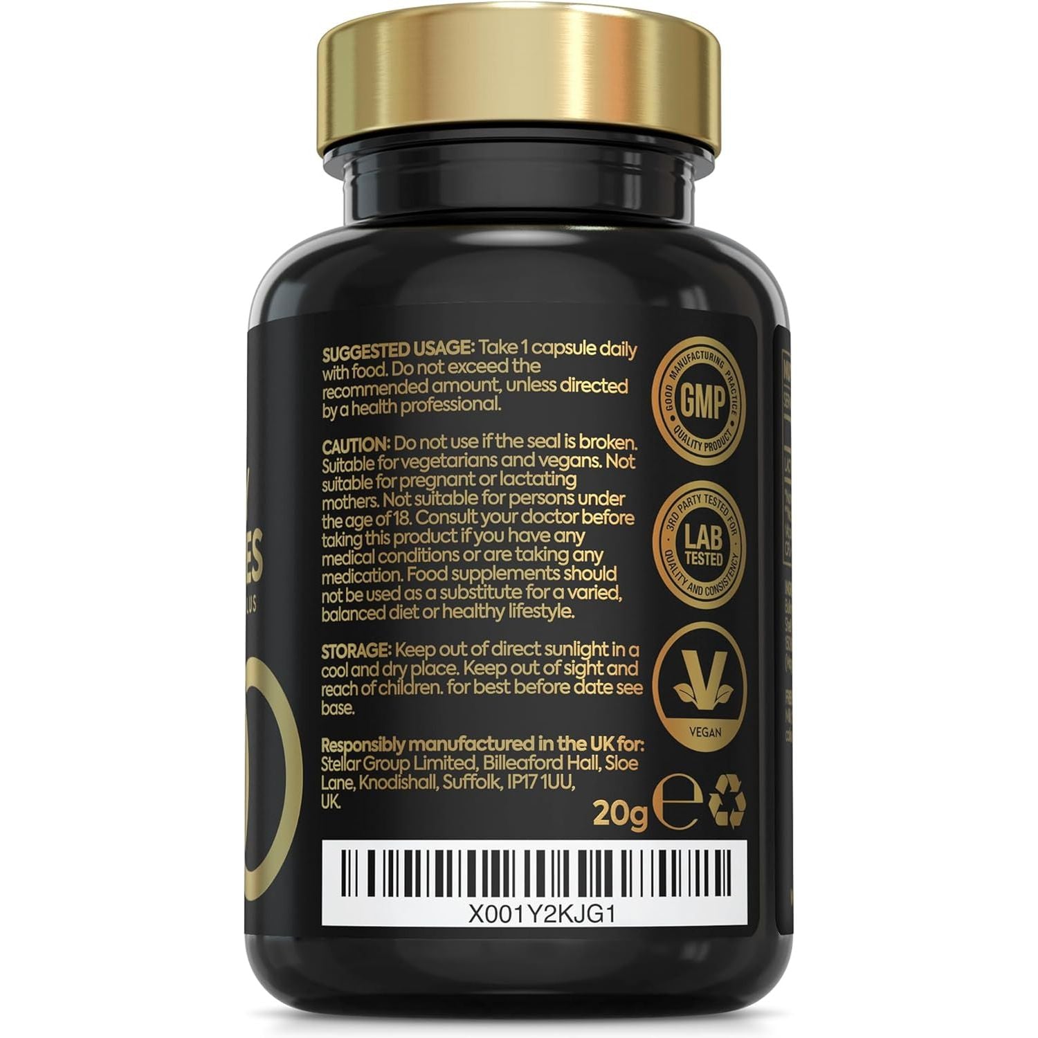 Advanced Probiotics for Gut Health | Expert Formulated Acidophilus Probiotic Gut Health Supplements, Bloating Relief | 60 Specialised Capsules with Bacterial Cultures, 150 Billion Cfu/G | Made in UK