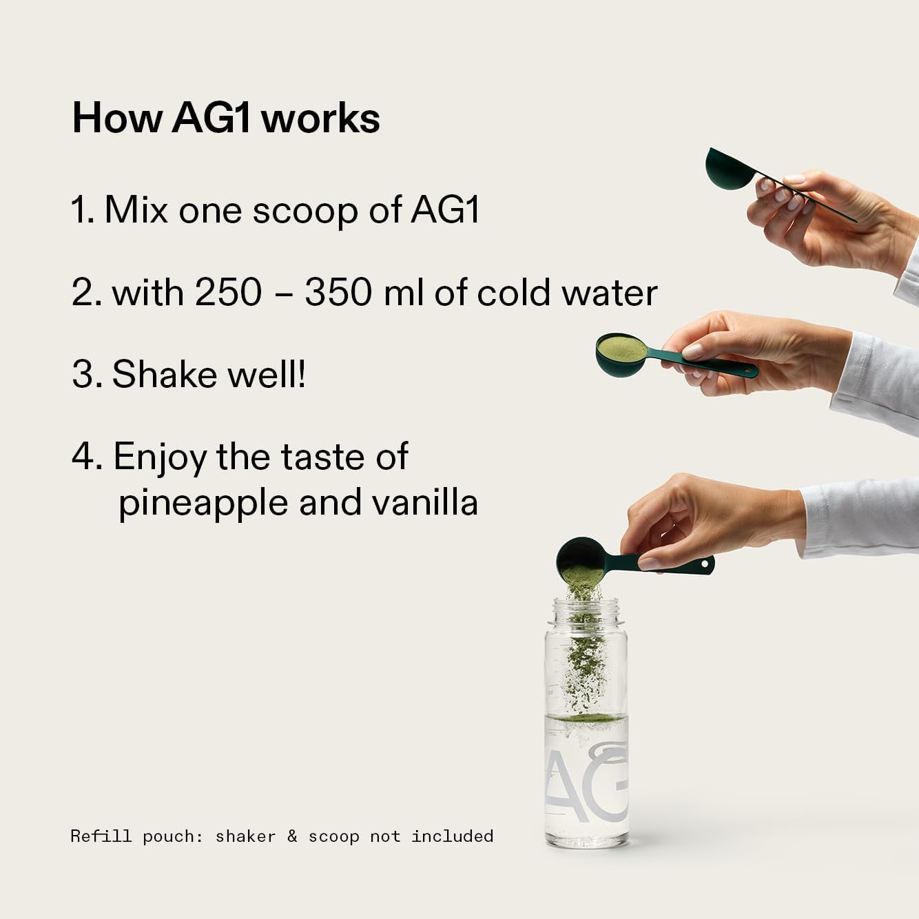 AG1 Greens Powder Supplement | Daily Nutrient Boost: Vitamins, Minerals, Gut-Friendly Bacteria, Gluten Free, Vegan and Keto Friendly | 70+ Ingredients by AG1 Athletic Green