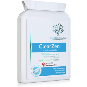 Rhodiola, Ashwagandha and Shilajit - Clearzen - Adaptogen 3-In-1 Ashwagandha KSM-66 1500Mg, Rhodiola 500Mg (3% Rosavins, 1% Salidrosides) & Shilajit 60% Fulvic Acid - No Artificial Fillers or Binders