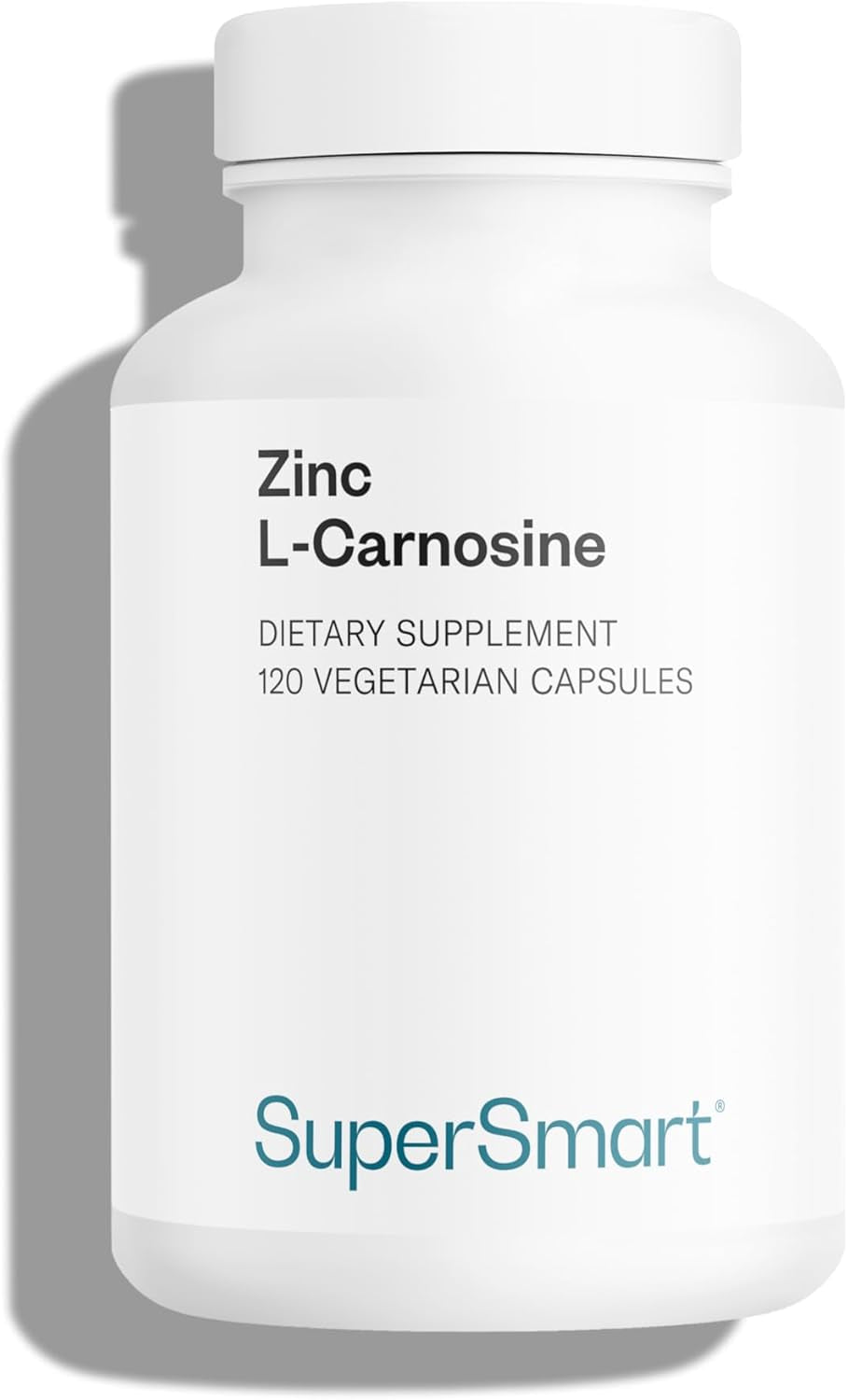 Supersmart - Zinc L-Carnosine - Gut Health & anti Inflammatory Supplement - Help Reduce Acid Reflux | Non-Gmo & Gluten Free - 90 Vegetarian Capsules