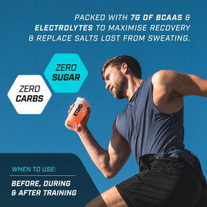 XTEND Original BCAA Powder Blue Raspberry Ice 30 Servings | 7G Bcaas per Serving | Sugar Free Branched Chain Amino Acids and Electrolytes Powder for Post Workout Muscle Recovery and Hydration