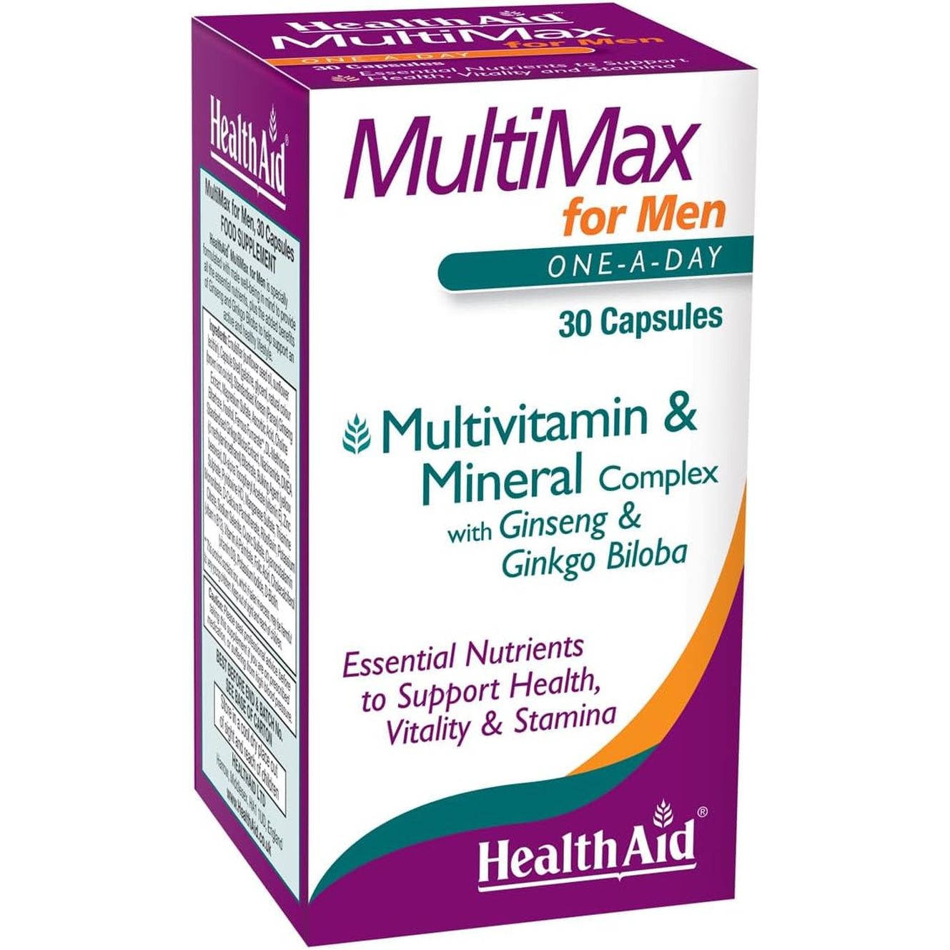 Healthaid Multimax for Men Multivitamins and Minerals, 30 Capsules