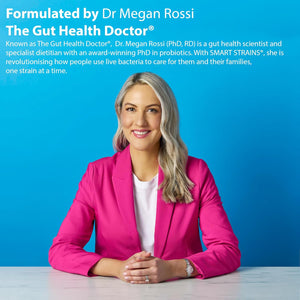 SMART STRAINS for Antibiotics & Traveller'S Tummy – Proven Live Bacteria – Formulated by the Gut Health Doctor | 10 Billion LGG World’S Most Studied Bacterial Cultures | 30 Oral Probiotics