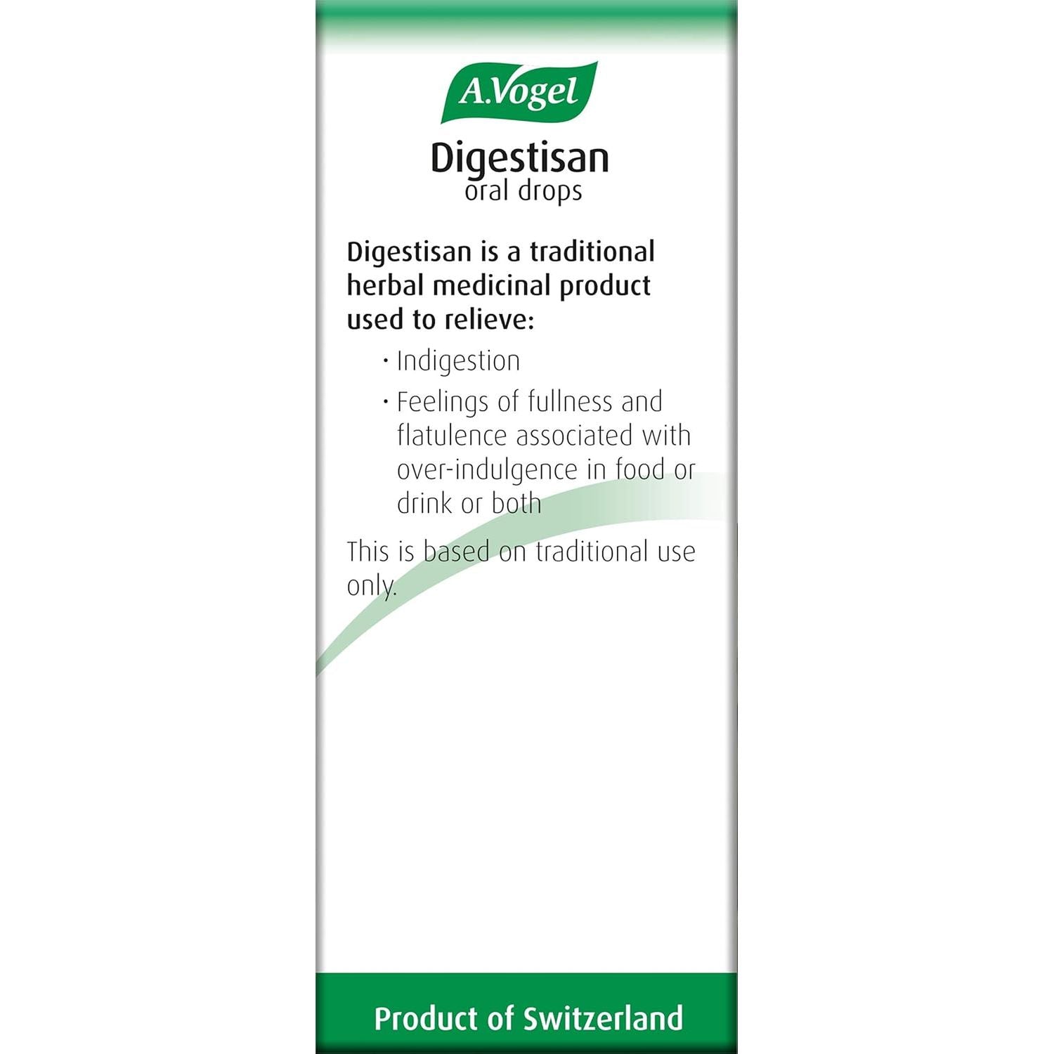 A.Vogel Digestisan Oral Drops 50Ml | Indigestion Relief | Helps with Feeling of Fullness and Flatulence | 50Ml