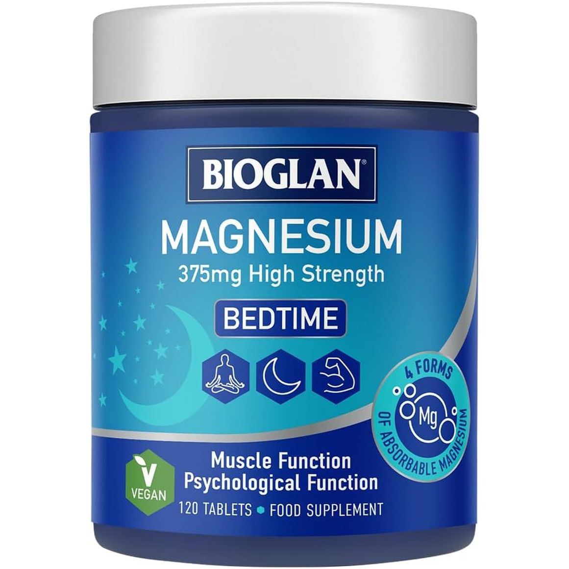 Bioglan Active Magnesium | Supports Muscle Function | 120 Tablets