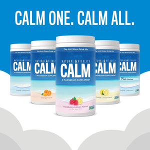 Natural Vitality Natural Calm - RLS - Restless Legs - Relaxation - Stress - Muscle Cramps - Tension - Unwind - Amazing Taste - Unflavored - 453 Grams
