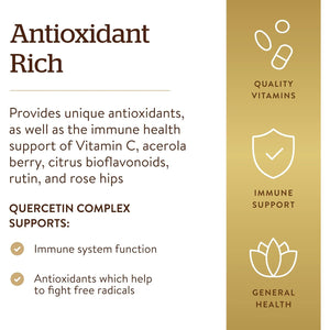 Solgar Quercetin Complex with Ester-C plus Vegetable Capsules - 100 Count (Pack of 1)