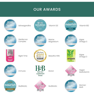Marine Magnesium – Together Health – from Natural Marine Salts – 5 Natural Forms of Magnesium – Vegan Friendly – Made in the UK – 30 Vegecaps