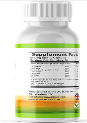 Lipovive/Weight Management Capsules - Natural Ingredients - 60 Capsules/Supplement Heaven