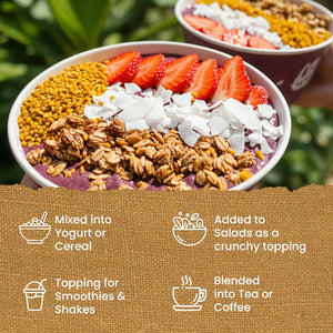 Earthbreath Bee Pollen Granules 400Gr (2X200Gr)– 100% Raw & Natural – Sustainably Harvested – Rich in Natural Goodness – No Artificial Additives