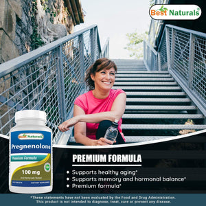 Best Naturals Pregnenolone 100 Mg 120 Tablets (120 Count (Pack of 1))