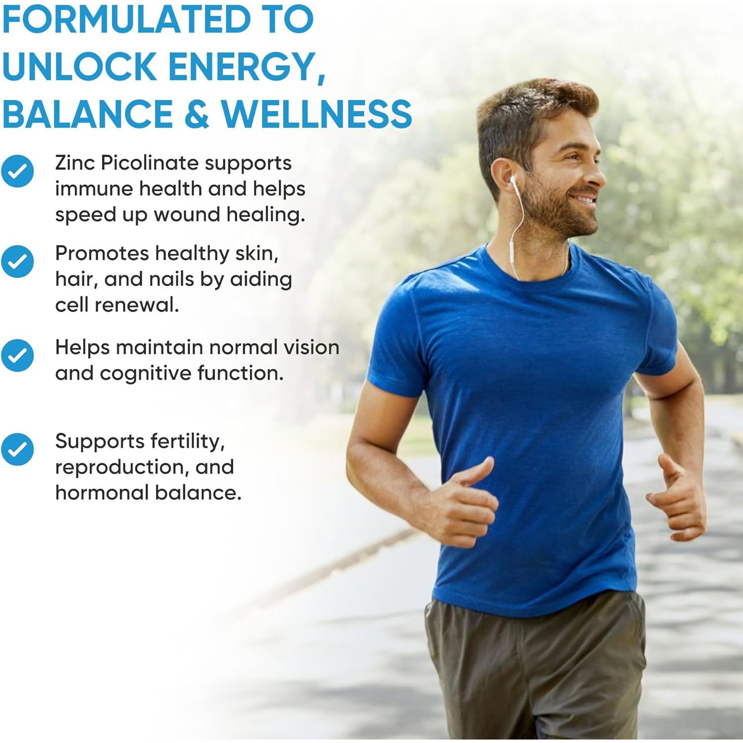 Zinc 30Mg as Picolinate 120 Capsules Made in the UK by Freak Athletics