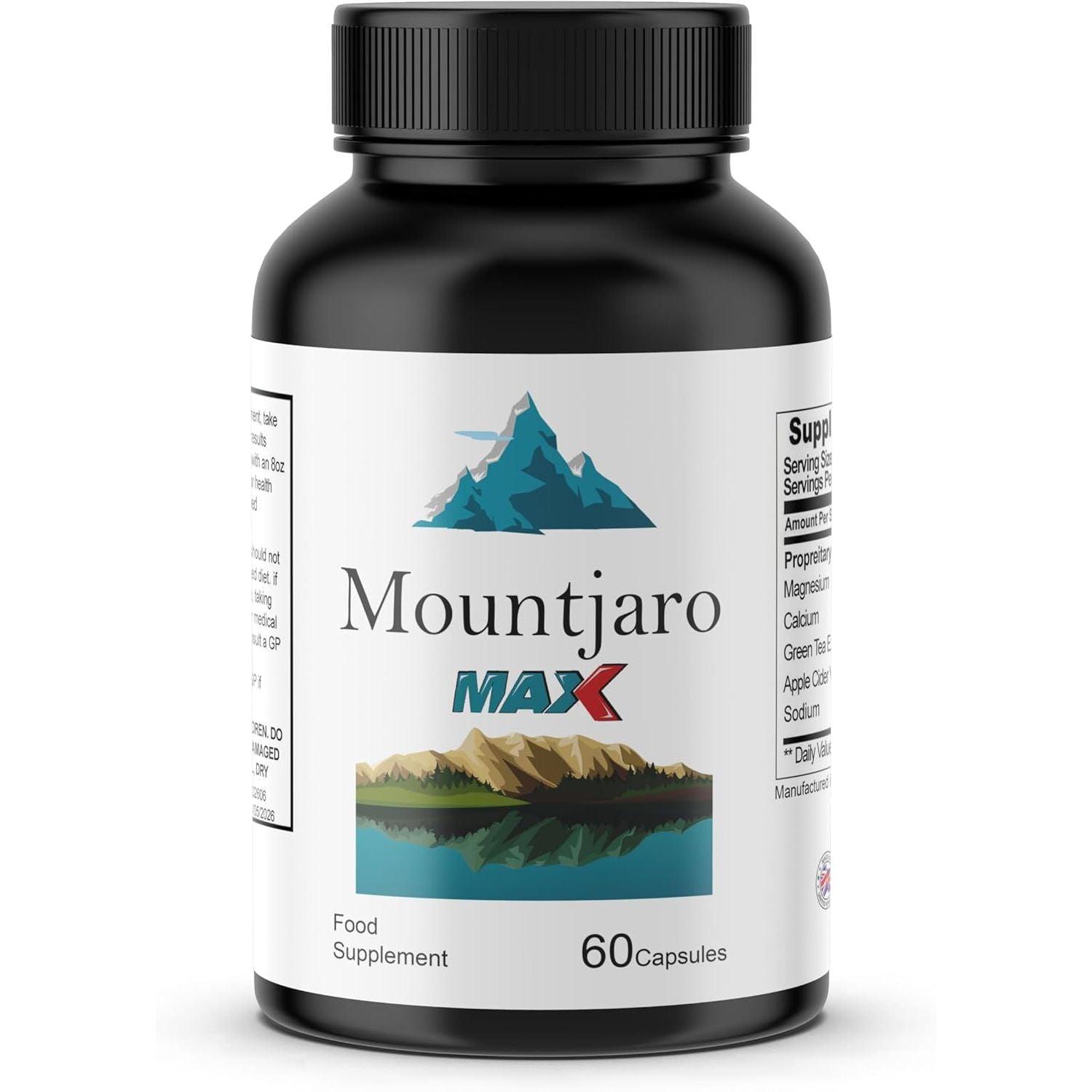 Mountjaro Max- / Weight Management Capsules - Natural Ingredients - 60 Capsules/Supplement Heaven
