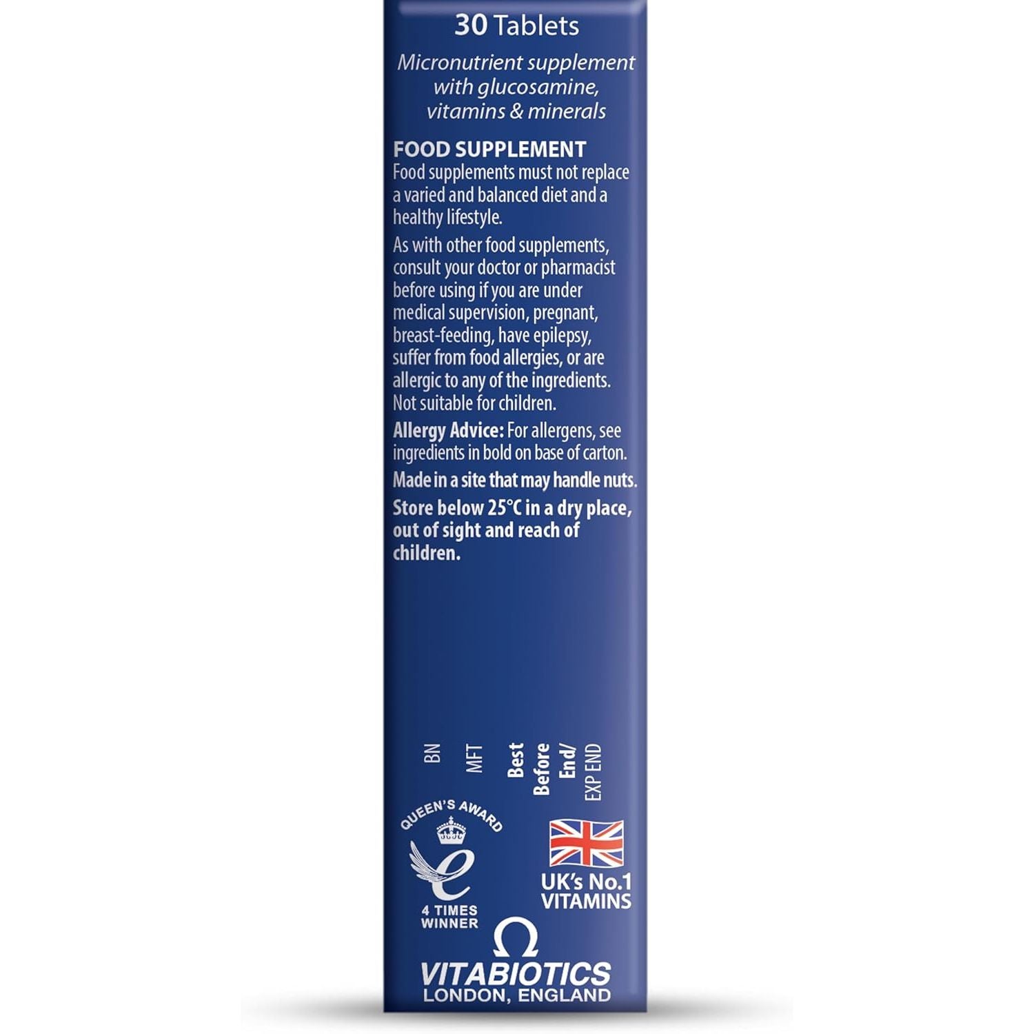 Vitabiotics Jointace Collagen - 30 Tablets