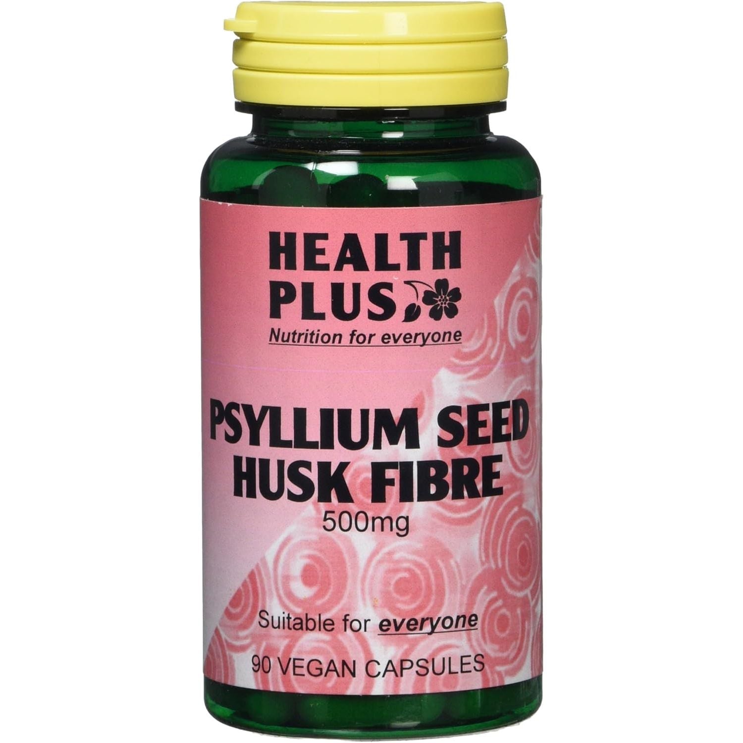 Health plus Psyllium Seed Husk Fibre 500Mg Digestive Health Supplement - 90 Capsules