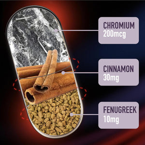 Gluco Fit Supplement, Improves Insulin Function, Slows Carb Absorption, Promotes Gut Health, 60 Vegan Capsules, Weight Management with Added Vitamins'