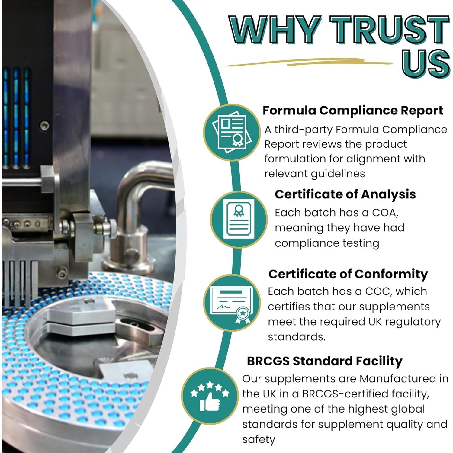 Noble Nature 267Mg Lions Mane + 250Mg Ashwagandha KSM 66 4-In-1 Formula – with 10Mg Zinc Bisglycinate and 1Mg Vitamin B1 Capsule Supplement – Adaptogens for Calm Brain, Stress, Mood, & Health (90)