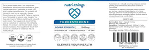 Turkesterone Capsules - 1500Mg Turkesterone - Muscle Growth and Recovery Support - Adaptogenic Properties - One Month Supply - Non-Gmo, Gluten-Free - 30 Capsules
