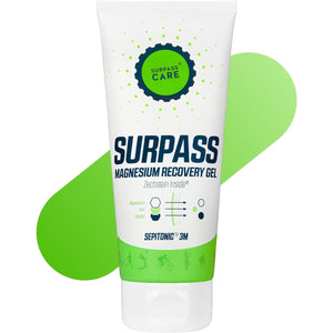 SURPASS Magnesium Recovery Gel 200 Ml - Zechstein Magnesium Boosted by Sepitonic 3M - Restless Legs, Muscle Cramps, Joint Relief & Sleep - Effective Post-Activity Regeneration – Menthol Cooling Effect