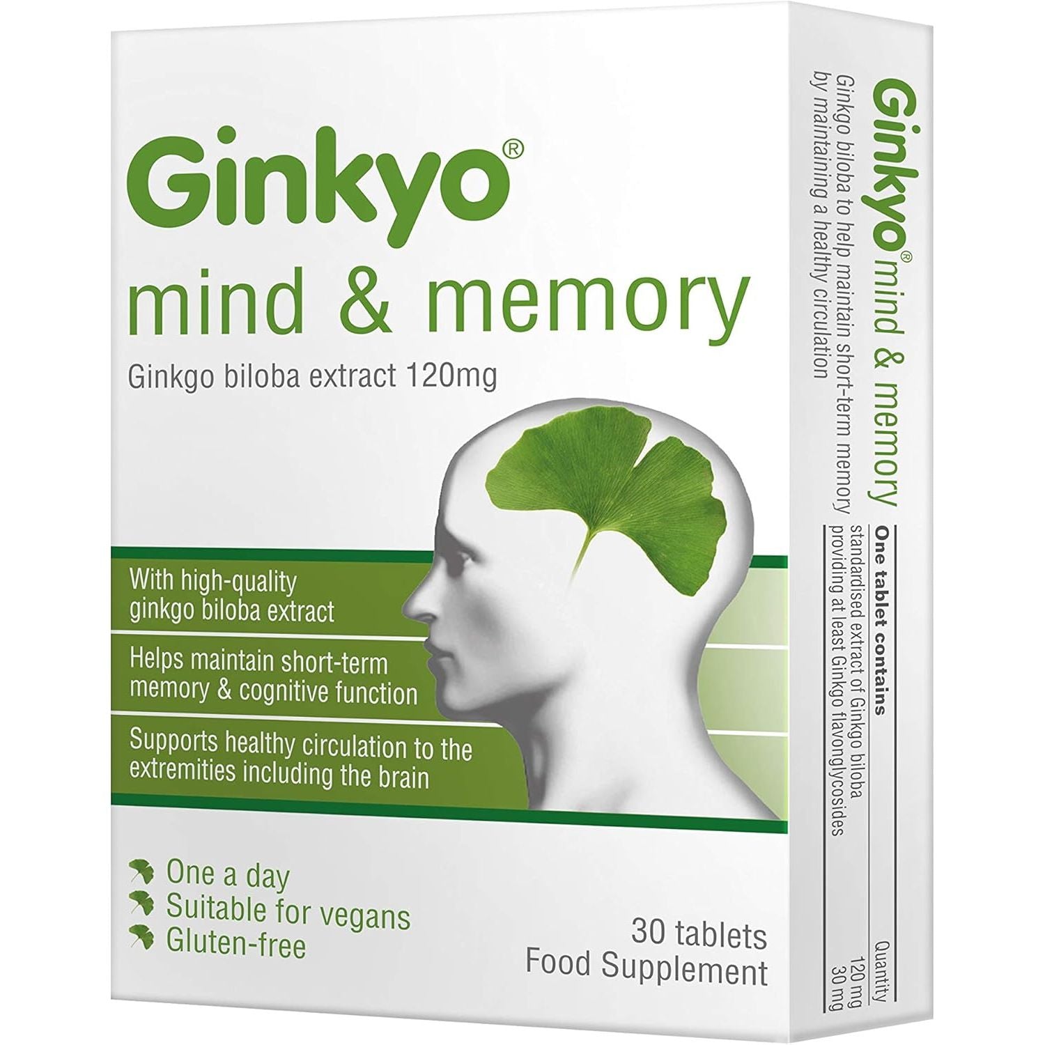 Ginkyo Mind and Memory with Ginkgo Biloba Extract,120Mg