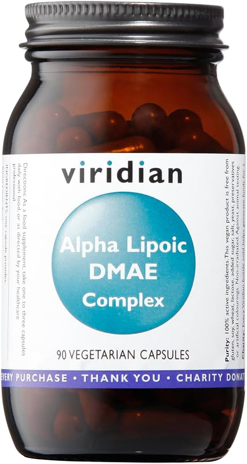 Viridian Alpha Lipoic Acid/Dmae Complex, 90 Vcapsules