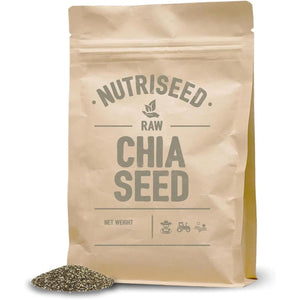 Nutriseed Chia Seeds 500G - 100% Natural, High Fibre & Protein, Rich in Omega 3 6 & 9, Antioxidants, Contains 8 Amino Acids & Vitamins, Vegan-Friendly & Gluten-Free | from Peruvian Mountains