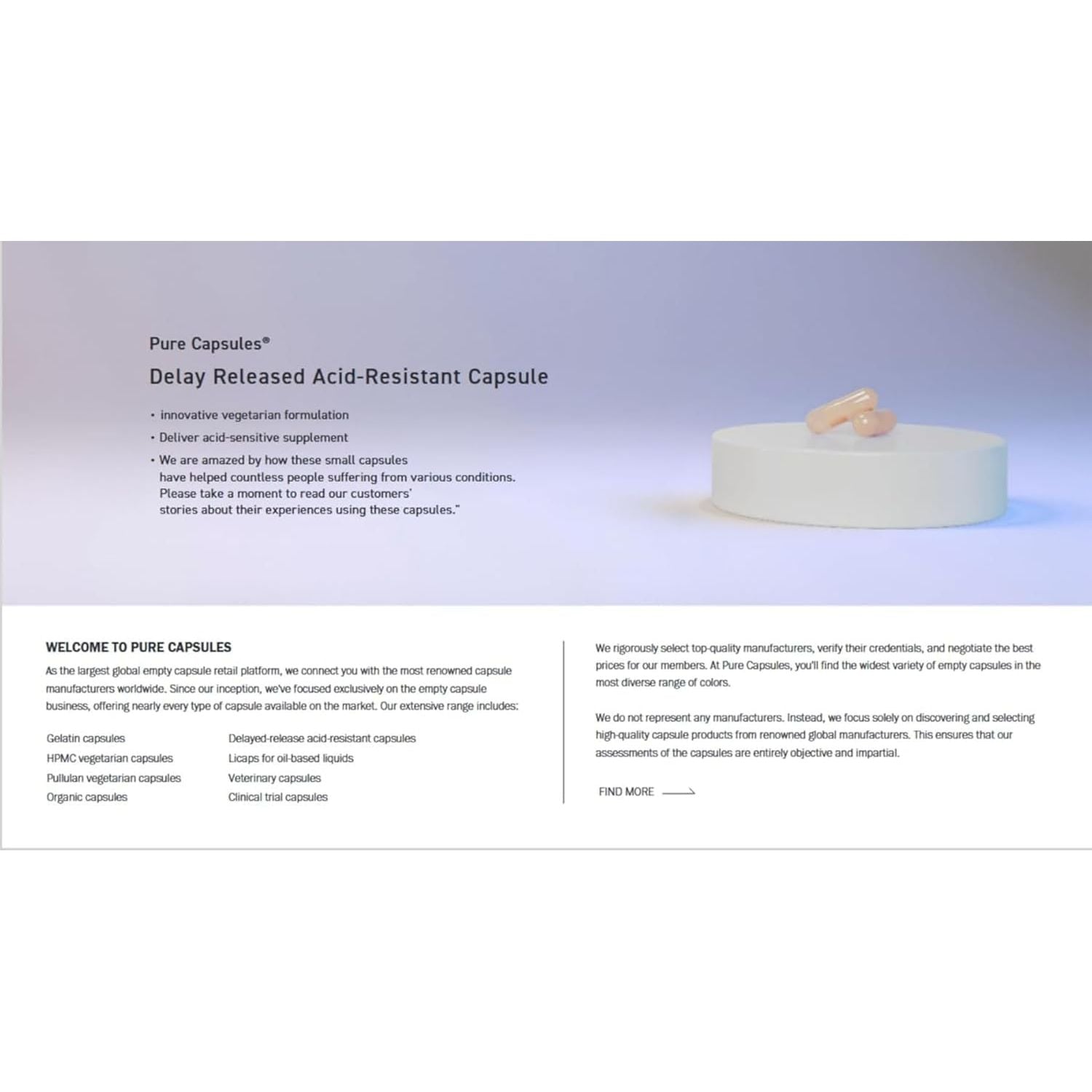 DR T&T Acid Resistant Delay Release Drcaps® Capsules Capsule Size000 Size 000 Clear (100)