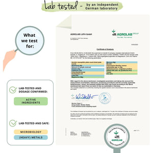 Vegavero ZM+ Supplements | Zinc + Magnesium + Vitamin B6 | Improved Absorption of Zn Aspartate + Citrate | Muscle Growth | for Men and Women | Vegan