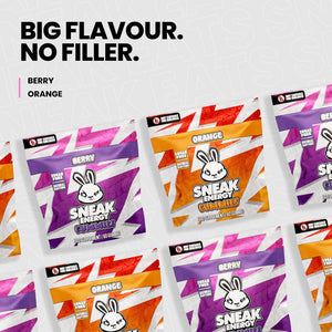 SNEAK Energy Gummies - Berry Flavour | 60 Pack | Sugar Free, with 100Mg Natural Caffeine per Serving | Boost Focus, Energy & Mental Clarity | 9 Vitamins & Minerals