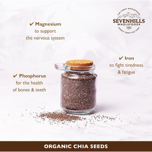Sevenhills Wholefoods Organic Chia Seeds 1.8Kg