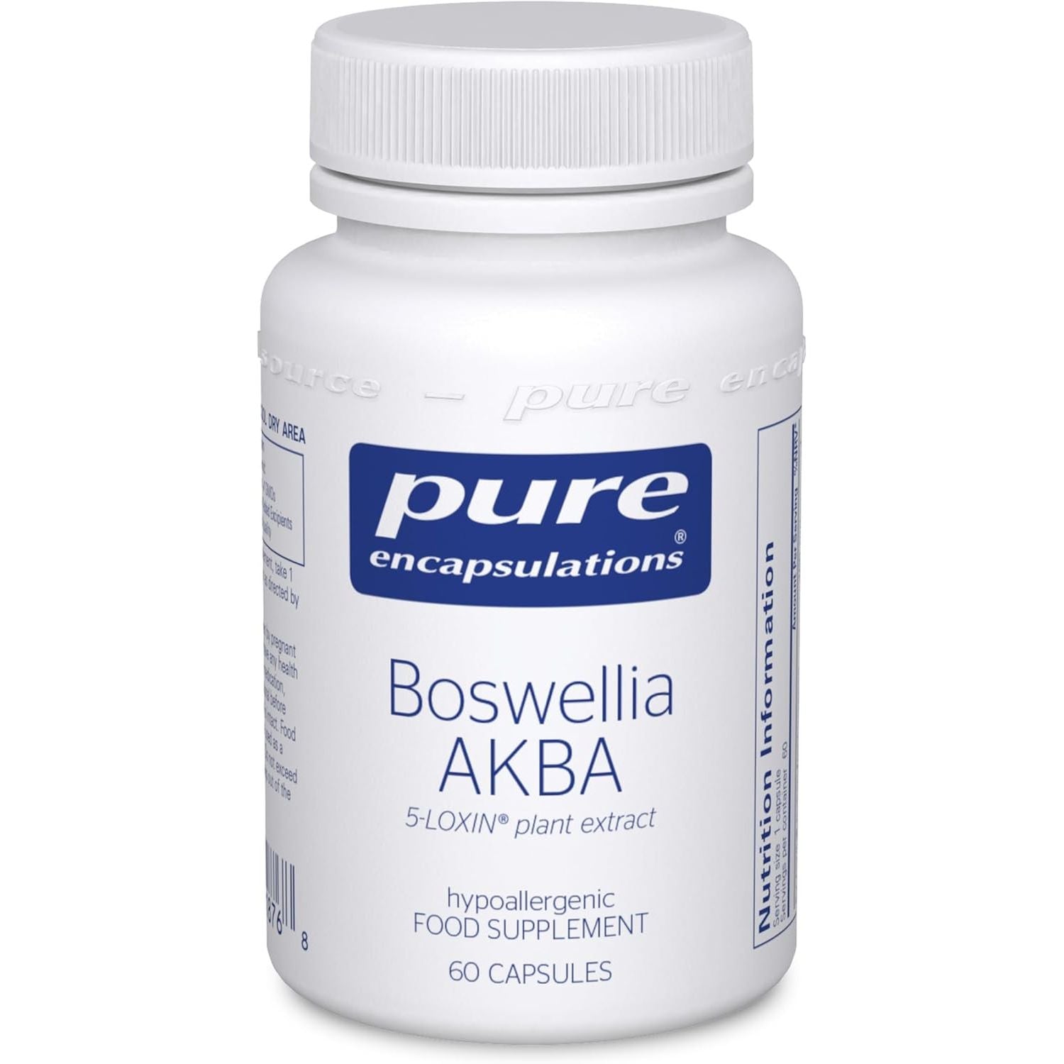 Pure Encapsulations Boswellia AKBA - 5-Loxin - Supports Joint Health and Reduces Inflammation - 60 Capsules